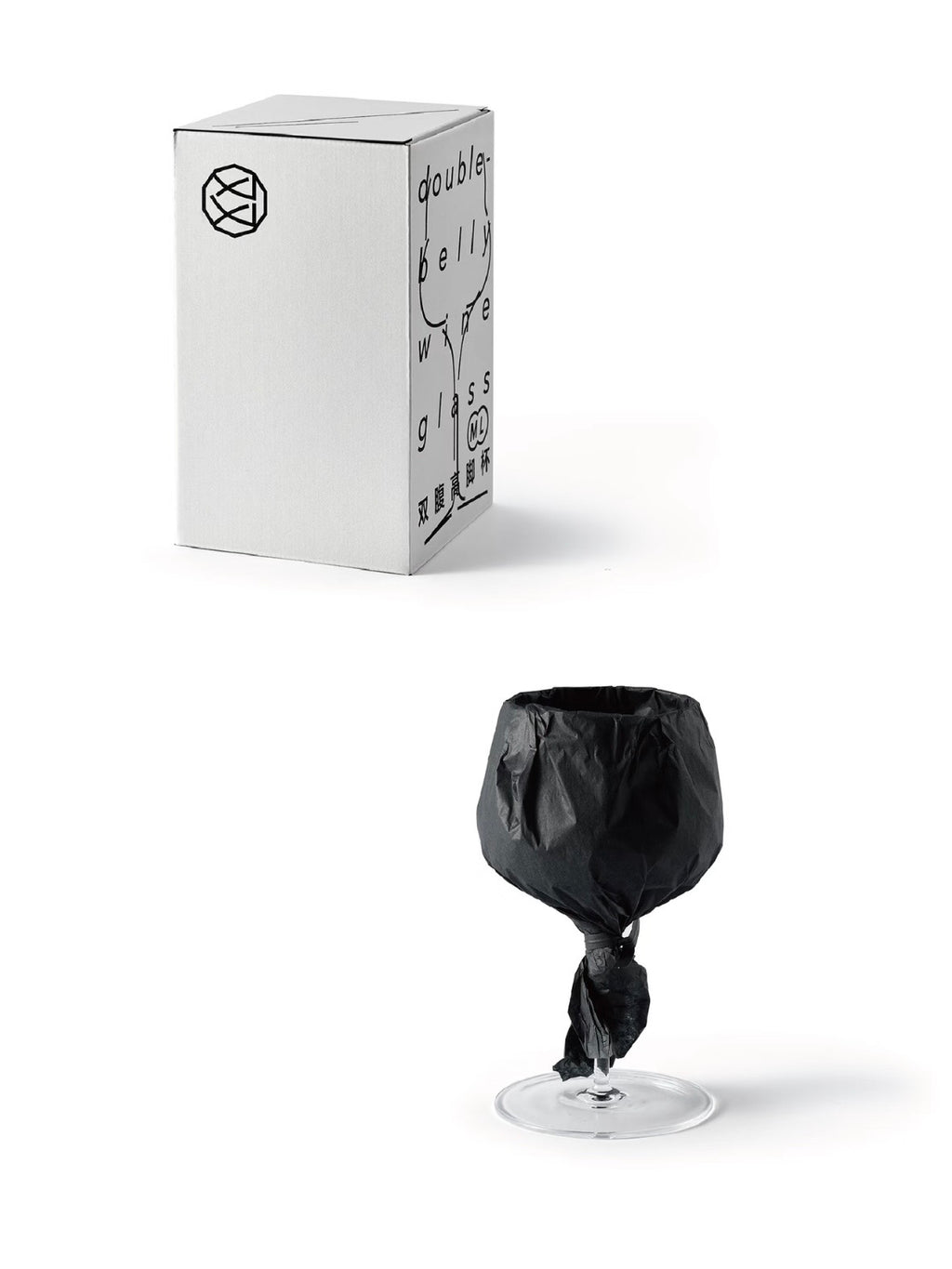 Birthmark｜Double-Belly Stemmed Glass Short M