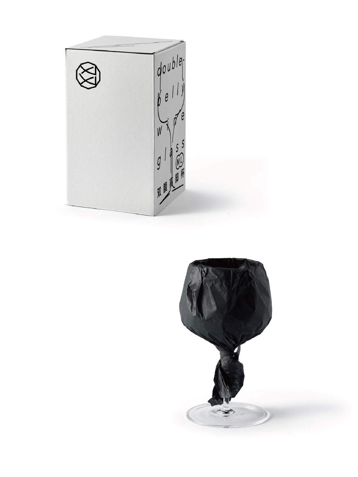 Birthmark｜Double-Belly Stemmed Glass Short M