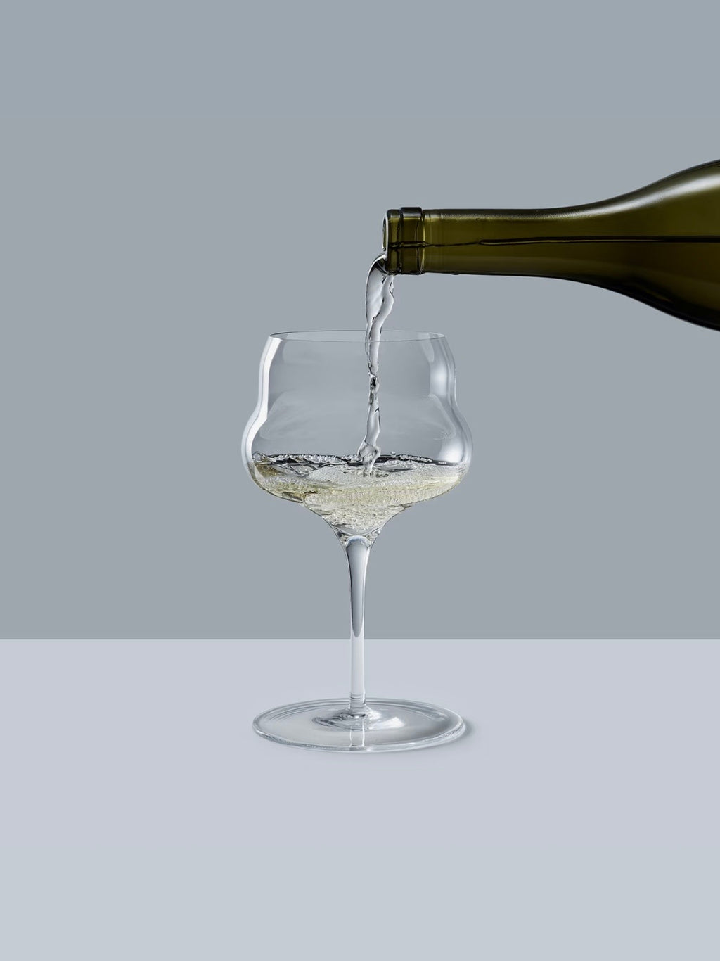 Birthmark｜Double-Belly Stemmed Glass Short M