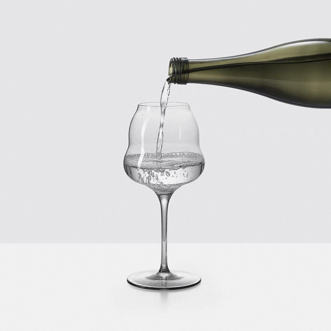 Birthmark｜Double-Belly Stemmed Glass S