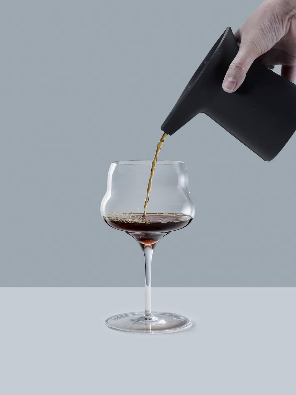 Birthmark｜Double-Belly Stemmed Glass Short M