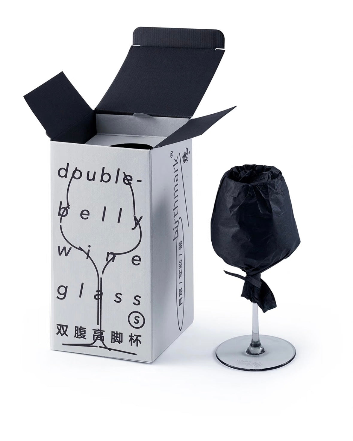 Birthmark｜Double-Belly Stemmed Glass S